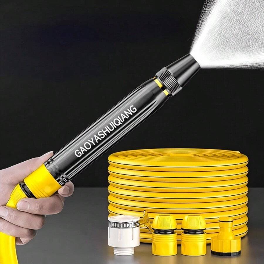 High Pressure Car Wash Spray Gun Powerful Pressure Boosting Hose Nozzle - View 1