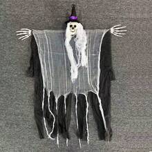1pc/Set - Halloween Decoration Grim Reaper Skeleton Large Hanging Ghost Haunted House Bar Scene Props Witch Witchcraft Hanging Ornament - View 14