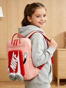 Nike Children's Backpack Minimalist Commuter Student Backpack Y NK BOXY BKPK HM9973-800 - HM9973-800 - View 3