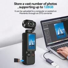 Portable Handheld Digital Camera, 1MP Resolution, 16x Digital Zoom, 4K Video Recording, 180° Rotating Lens, Built-In Flash, Night Shot Support, Auto Focus, Landscape/Portrait Mode, Equipped With 64GB SD Card, 2000mAh Battery - View 10