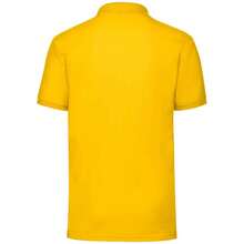 Fruit Of The Loom Mens Pique Polo Shirt - Sunflower - View 2