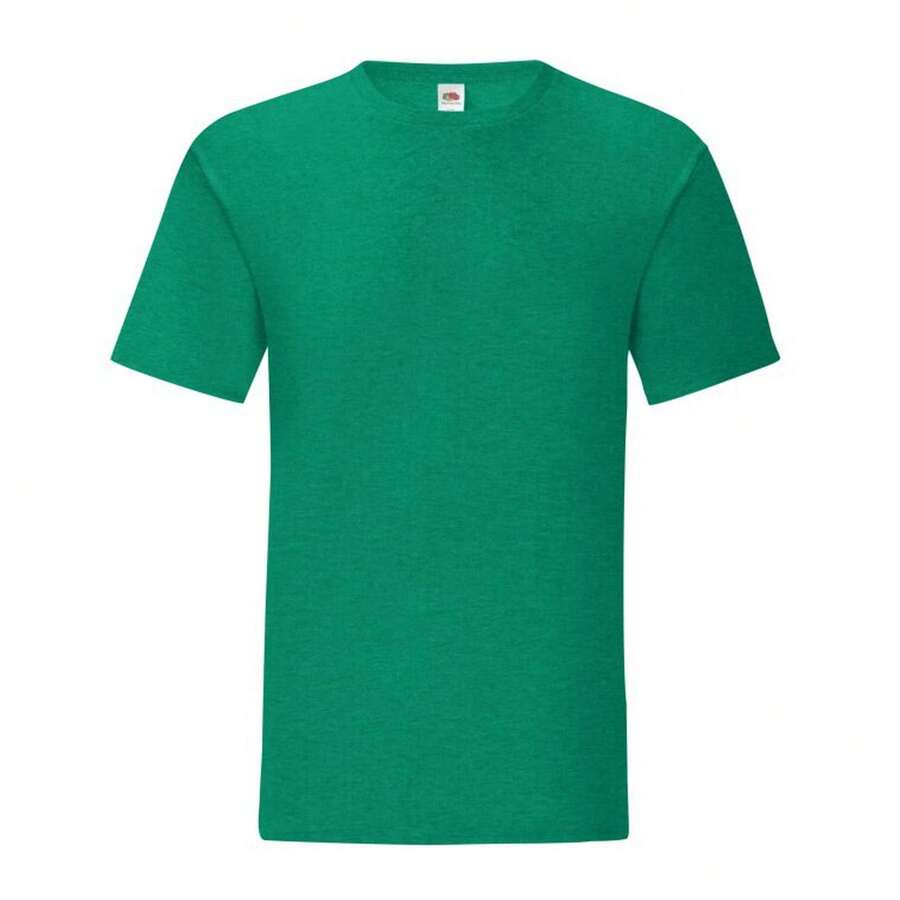 Fruit Of The Loom Mens Iconic 150 T-Shirt - Heather Green - View 1