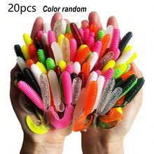Silicone Worm Soft Fishing Lure Swing Artificial Bait Carp Fishing Tackle - Multicolor - View 14