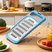 Cheese Grater And Vegetable Slicer - Easy-To-Clean For Fruits, Potatoes, Carrots, Nuts - Green - View 13