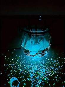 8000pcs Glow In The Dark Pebbles, Luminous Stones, Artificial Gravel, Fluorescent Decorative Stones, Glowing Pebbles, Garden Path Lighting, DIY Crafts, Outdoor Landscape, Garden Path And Walkway, Potted Plant Decoration, DIY Bottle Crafts, Swimming Pool Edge - Multicolor - View 6
