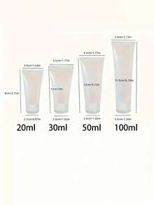 5pcs Refillable Plastic Squeeze Cosmetic Tubes With Flip Caps, Suitable For Cosmetic Travel Samples Packaging, Storage, Toiletries, Can Hold Facial Cleanser, Body Lotion, Etc., Suitable For Airplane, Boat And Daily Use - Multicolor - View 9