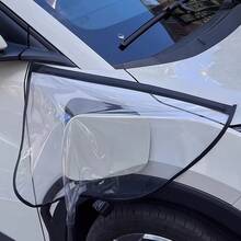 1pc Transparent Black Edge New Energy Vehicle Charging Gun Rain Cover, Portable Waterproof Rain Shield For New Energy Vehicle Charging Protection, Universal Leak-Proof Rain Cover - 1pc Black Edge Transparent Charging Gun Rain Cover - View 7