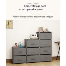 2 Drawer Stackable Plastic Storage Cabinet With Steel Support, Snap Assembly Nightstand Dresser Drawer Organizer, Portable Closet Storage Chest For Clothes, Toys, Bedroom Sundries - Multicolor - View 5