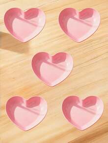 1/5/10pcs Heart-Shaped Plastic Trays - Multi-Purpose Nut Tray, Snack Tray, Fruit Tray, Dessert Tray, Cake Tray, Chip Tray - Suitable For Home, Party, Wedding, Birthday, Holiday And Other Occasions Kitchenware - Multicolor - View 15