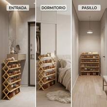 Foldable Shoe Racks - Kaki - View 5