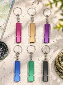 [Customized] Outdoor Functional Style Survival Whistle Keychain, High Decibel Dual-Tube Design, Customizable Name, Portable Hanging Clip, Camping Hiking Hunting Emergency Rescue, Referee Cheerleading Sports Training, Multi-Functional Portable Tool, Birthday Easter Personalized Gift, Unisex Suitable For Outdoor Adventure Backpack Key Ring Car Key Attachment, Loud Reminder Positioning, Rescue Backup, Student Sports Meet Command, Portable Space-Saving, Customized Name Identification Easy To Distinguish, Lightweight Durable Daily Commute Backup - Multicolor (whistle) - View 41