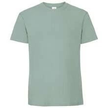 Fruit Of The Loom Mens Ringspun Premium T-Shirt - Sage - View 1