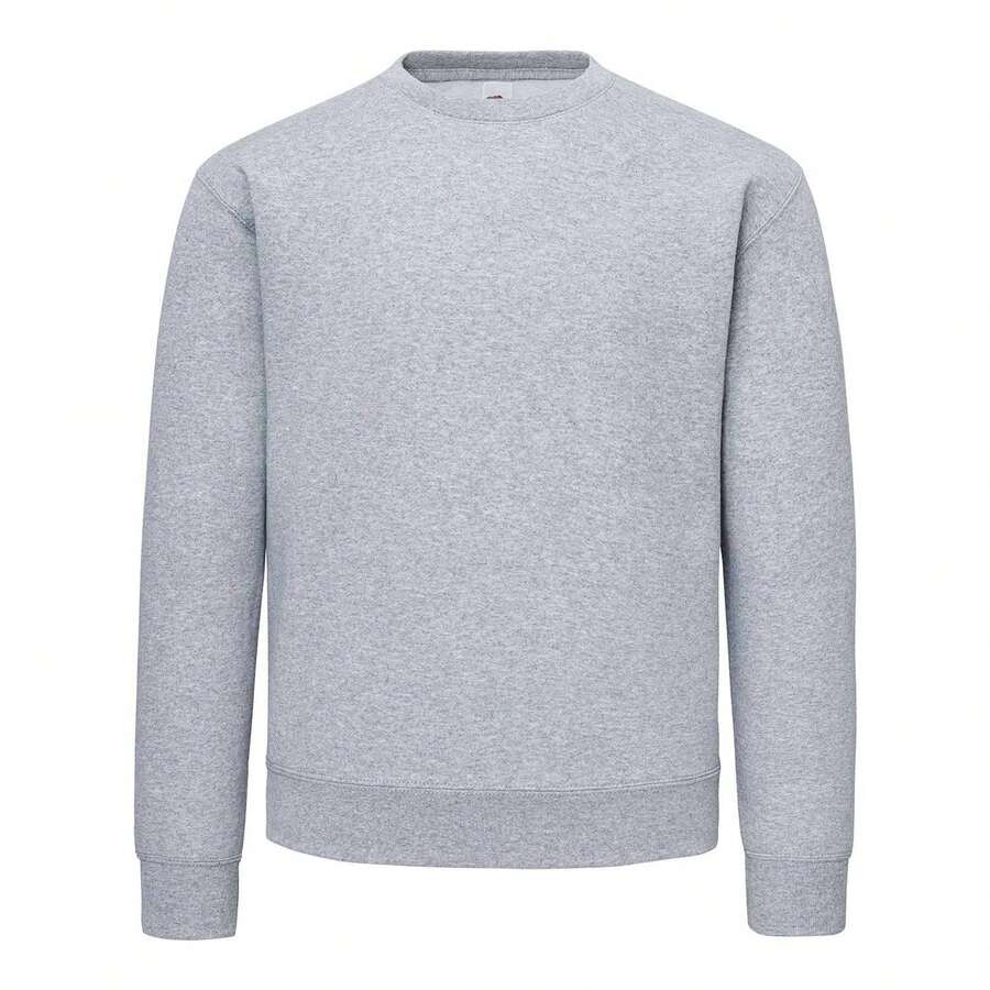 Fruit Of The Loom Unisex Adult Supercotton Sweatshirt - Athletic Heather - View 1