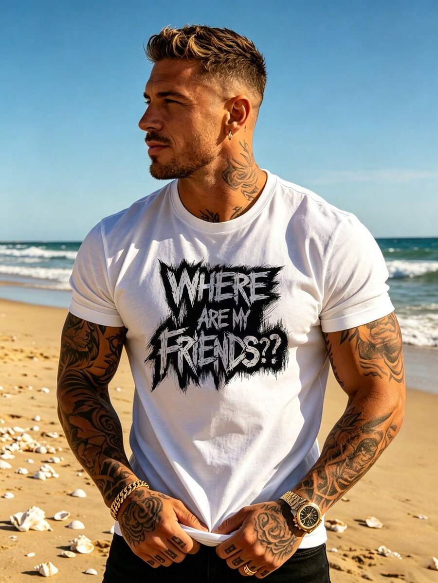 Men T-Shirts - White - View 1