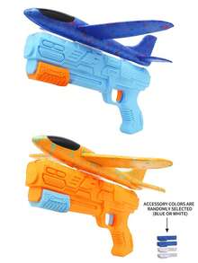 1pc Foam Airplane Launcher, Outdoor Interactive Catapult Glider - Multicolor - View 17