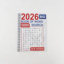 2026 大字體單字搜尋大書：5000個新單字，適合成人與長者的單字搜尋益智書，舒壓腦力遊戲活動練習冊，學校用品 - A - 查看 3