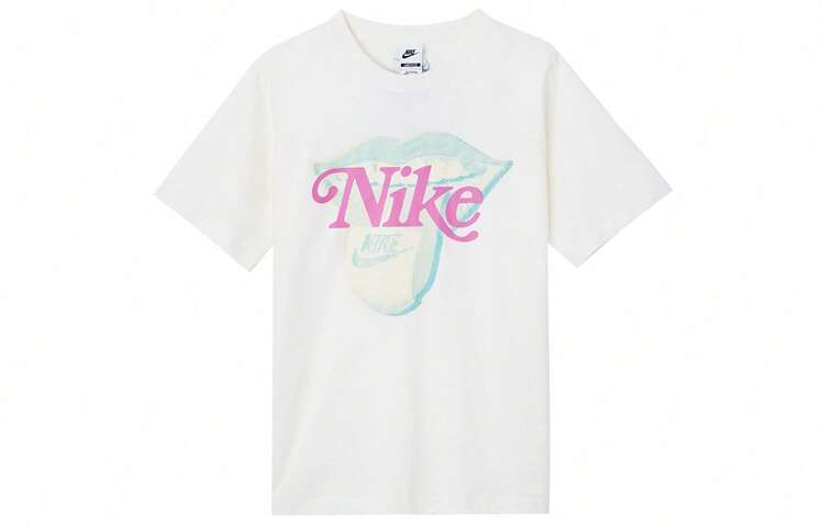 Áo thun ngắn tay Nike Sportswear Classic Logo với tay áo thẳng, thích hợp cho phong cách thể thao và thường ngày, phù hợp cho chạy bộ và tập luyện. - trắng - Xem 12
