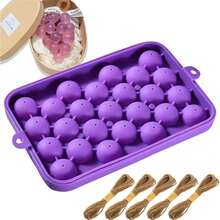 Silicone DIY Soap Making Kit Grape Soaps Molds Exquisite Mold For Handmade Soap Making Gift (Without Soaps) - A - View 2