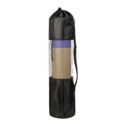 Bolsa para Esterilla de Yoga con Ventana de Malla, Tela Oxford, Ligera e Impermeable, para Gimnasio, Playa, Viajes, con Correa para Yoga y Almacenamiento