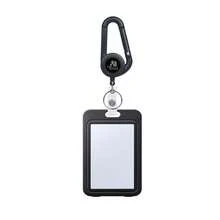 1 Peça (Clipe Retrátil + Porta-Cartão) Suporte de Crachá Redondo Retrátil, Clipe de Crachá para Trabalhador Médico, Puxador Anti-Perda para Mochila ao Ar Livre, Capa Protetora Vertical para Cartão de Identificação, Puxador de Chaveiro para Cintura, Acessório de Pesca ao Ar Livre, Suporte de Crachá de Trabalho, Adequado para Médicos, Professores, Motoristas de Caminhão, Trabalhadores, Suprimentos de Escritório Masculinos, Presente de Escritório para Enfermeira (Preto) - Estilo simples - Visão 13