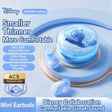 OTN Y091 Auriculares Bluetooth para Dormir con Licencia Oficial de Disney, Diseño Intraural Amigable con la Piel, Ajuste , Compatible con Android, iOS y Otros Sistemas Principales - Ver 14
