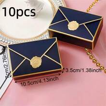 10/50pcs Blank Packaging Paper Gift Boxes, Classic Envelop Gift Boxes For Wedding Favors, Birthday Party, Cosmetics Packaging - Multicolor - View 22