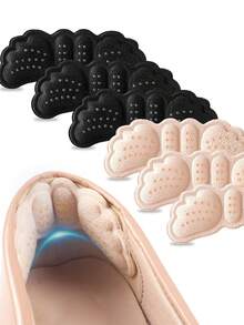 2/4/6 Pairs Heel Pads: Unisex Heel Anti-Slip Pads - Heel Cushion Pads, Shoe Insoles, Solve Oversized Shoe Problem - Ultra Soothing Heel Protection Pads, Relieve Heel Pain, Heel Slippage, Blisters And Friction - Multicolor - View 9