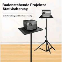Universeller Tablettständer für Projektor & Stativ, vielseitiger Halter für Projektoren, Monitore, Kameras & Laptops - A - Übersicht 5