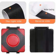 1pc-Silent Wall-Mounted Punching Bag, Adjustable Height, Artificial Leather Multi-Functional Boxing Target, Sanda Training Equipment-Boxing Sandbag, Training Specific Home/Gym/Boxing Club Suitable - Black and Red - View 9