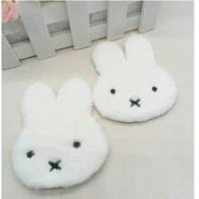 2 piezas Calcomanía de bordado de conejo lindo Accesorios DIY para ropa Gancho y bucle Decoración DIY Accesorios de decoración para vacaciones Estilo aleatorio - Multicolor - Ver 4