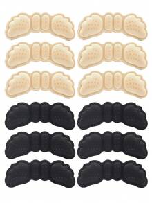 2/4/6 Pairs Heel Pads: Unisex Heel Anti-Slip Pads - Heel Cushion Pads, Shoe Insoles, Solve Oversized Shoe Problem - Ultra Soothing Heel Protection Pads, Relieve Heel Pain, Heel Slippage, Blisters And Friction - Multicolor - View 8