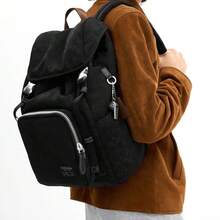 Mochila Coach Logan estampada para hombre CDU99BLK - CDU99BLK negro - Ver 2
