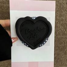 1 pieza Soporte magnético para teléfono con forma de corazón - Soporte de apoyo de corazón asimétrico - Opción de regalo práctico para amigos - Multicolor - Ver 13
