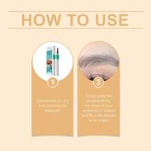 zephoco 1ml Three Dimensional Natural Quadrifurcated Eyebrow Pencil Light Brown Long Lasting Smudge Resistant Beginner Friendly, Waterproof Eyebrow Pen, Microblading Eyebrow Pencil With 4 Split Head, Natural Looking Brows Makeup - 淺棕色 - 查看 10