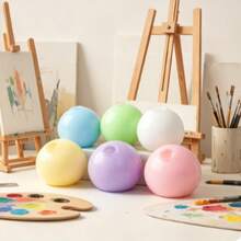 1pc Handmade Squeeze Ball, Butter-Like Feel, Slow Rebound Soft TPR Material, High-Aesthetic Stress Relief Toy, Office Desk Gift - Multicolor - View 2