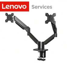 Lenovo AM120 Dual Monitor Arm, Gas Spring Adjustable Mount, Full Motion VESA Mount, Suitable For 17-32 Inch Screens - View 9