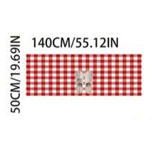 1pc Red Plaid Vibrant Kitchen Rug, Kitchen Mat, Kitchen Carpet, Classic Checkered Doormat, Small Rug, Carpet, Runner Rug, Floor Mat, Home Decor, Area Rug, Outdoor Mat, Home Decor, Area Carpet, Bedroom Rug, Washable Carpet - Multicolor - View 15