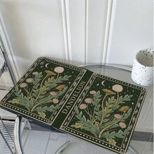 1件復古花卉印花平板保護殼－多角度支架保護套附筆槽，相容 iPad 10代 10.9吋 2022 智慧保護殼/Air 13(M3 2025)/11(A16 2025)/Galaxy Tab S10+/S9/A9，相容 Oppo Pad、 MatePad、Vivo Pad、Honor Pad、Xiaoxin Pad - 彩色 - 查看 5