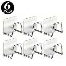 1/2/4/6/8/10pcs Stainless Steel Sink Sponge Rack For Sponge Steel Wire Ball Draining Paste The Inner Wall Of The Sink Kitchen Supplies - Multicolor - View 14