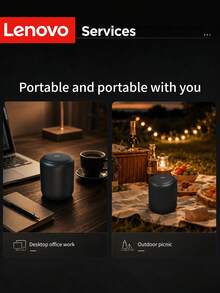 Lenovo Mini Bluetooth Speaker, Bluetooth 5.4 Wireless Portable Speaker With Powerful Bass, 3W Audio, 1200mAh Battery, Up To 12H Playback, IPX4, Hands-Free Calling, Compact Music Speaker For Home, Outdoor, Travel, Office, Smartphone And Laptop - View 6