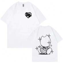 Schwedischer Rapper Bladee T-Shirt Skate Drain Gang Logo T-Shirt Herrenmode Hip Hop Kurzarm-Shirt Oversized T-Shirts Streetwear - 5 - Übersicht 2