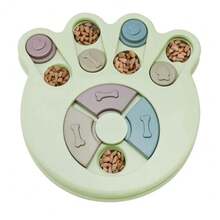 Dog Puzzle Toys Slow Feeder Interactive Increase IQ Food Dispenser Non-Slip Slowly Eating Bowl Cat Dogs Food Games - Pawprint Pink - View 11