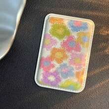 INS Tempat Kartu Telepon Beruang Lucu Kompatibel Dengan iPhone 11/12/13/14/15/16/17 Pro Sarung Kartu Magnetik Stiker Belakang Kulit PU - MultiWarna - View 8