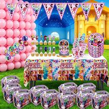 65件套游戏主题生日派对装饰套装，ROBLOX卡通全套装饰用品，手工DIY创意场景装饰，适用于多种节日、派对、聚会、玩家团队建设氛围装饰 - Roblo Girl組合 - 查看 6