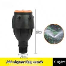 Universal 360° Garden Sprinkler And Adjustable Spray Irrigation System - Full Circle Lawn Watering, Flow Rate 60-550 L/H, 3-20m Coverage, External Thread Connection, Plastic And Mesh Structure, Efficient Watering For Garden, Lawn, Plants And Outdoor Irrigation, Splash-Proof And Easy To Install, Perfect For Home, Backyard And Professional Landscaping Applications - A - View 9