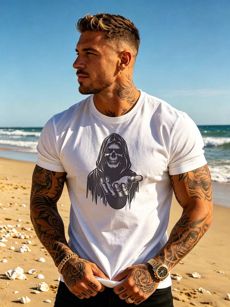 Camisetas de hombre - Blanco - Ver 1