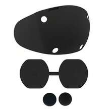 1pc Console Protective Case + 1pc Lens Cover + 2pcs Controller Joystick Caps Set For PS VR2 Game Accessories, Anti-Drop Anti-Scratch, Enhances Gaming Operation Feel And Experience - View 1
