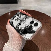 Funda para teléfono: Funda de gigante enmascarado de anime para 17 16e 16 15 14 13 12 11 Pro X XR XSMAX 8 Plus, cubierta trasera de TPU suave anticaídas - Colores mezclados - Ver 1