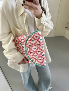 1pc Cute Laptop Bag, Compatible With MacBook 13/14 Inches, 15/15.6 Inches Computer Liner Bag, Fluffy Tablet Storage Bag, Suitable For IPad 10/11 Inches - View 11