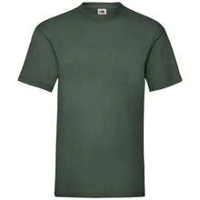 Fruit Of The Loom Mens Valueweight T-Shirt - 瓶綠色 - 查看 1